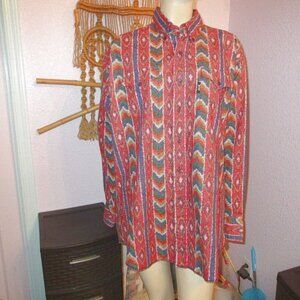 Vtg Brooks & Dunn Panhandle Slim Mens Shirt Size 17-35 Cowboy Rodeo Western 90s